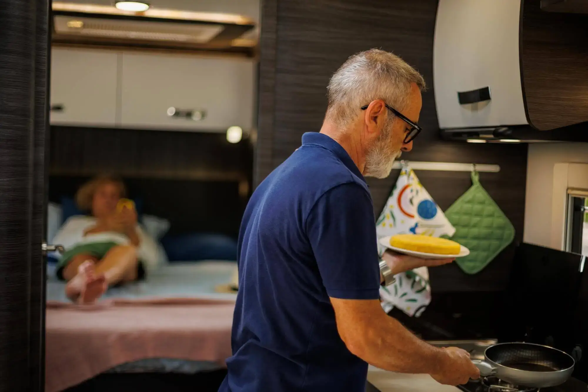 Cocinar en el camping en autocaravana
