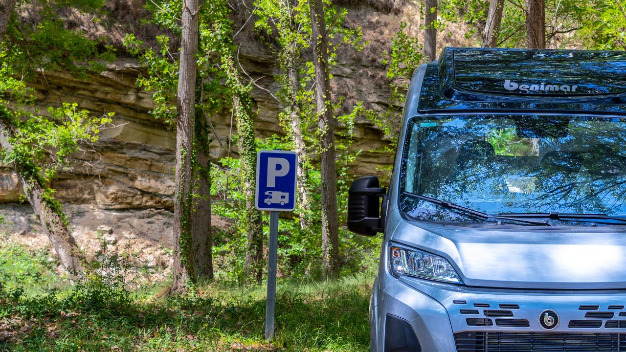 parking autocaravana